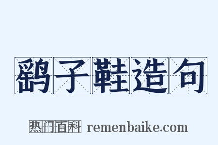 鹞子鞋造句是什么意思的图片